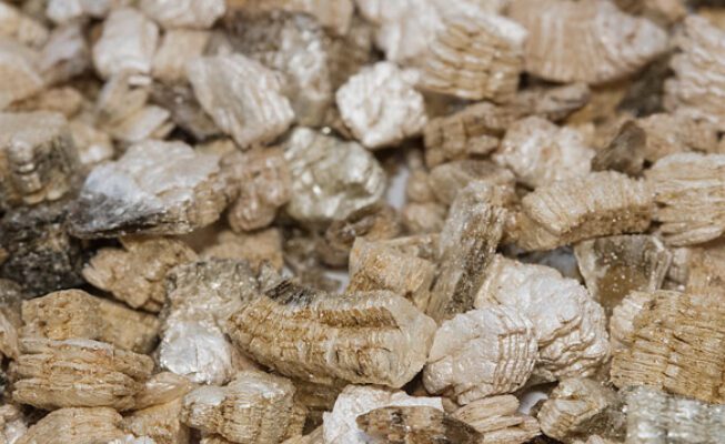 Photograph of vermiculite insulation