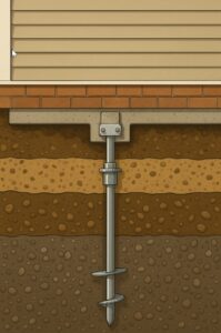 screw pile - underpinning edmonton