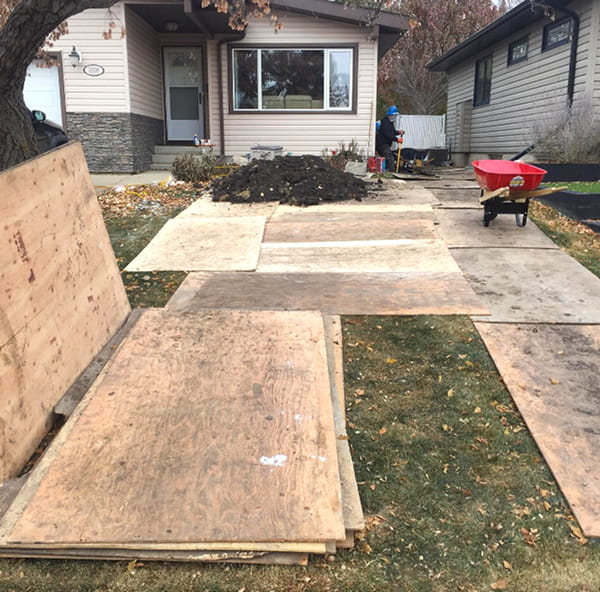 Preparing a site for foundation repair