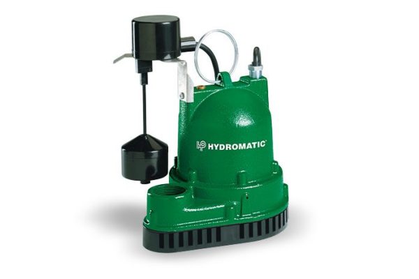 Photo of a Hydromatic Cast-Iron Sump Pump.